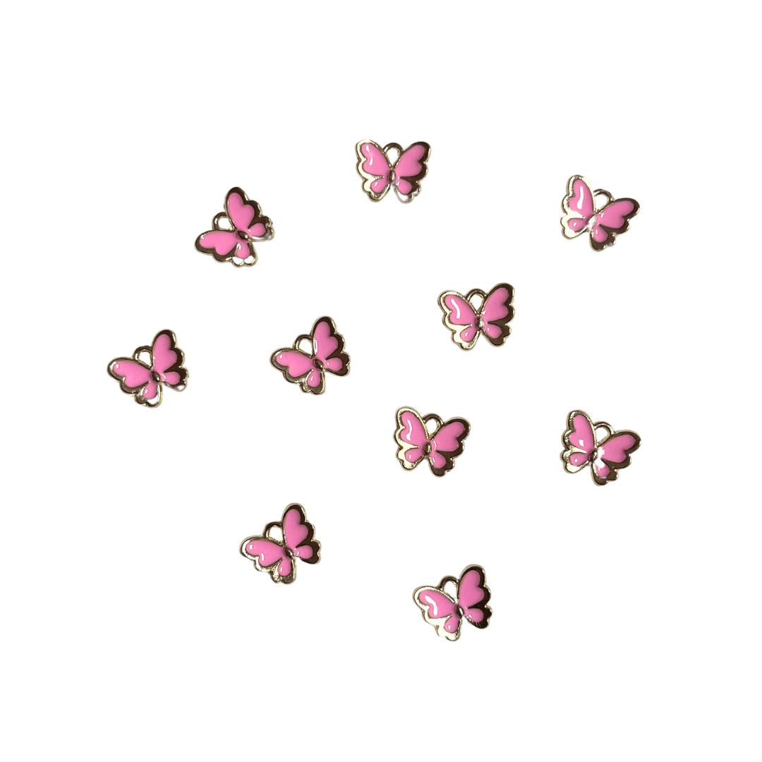 Charm Mariposa rosa