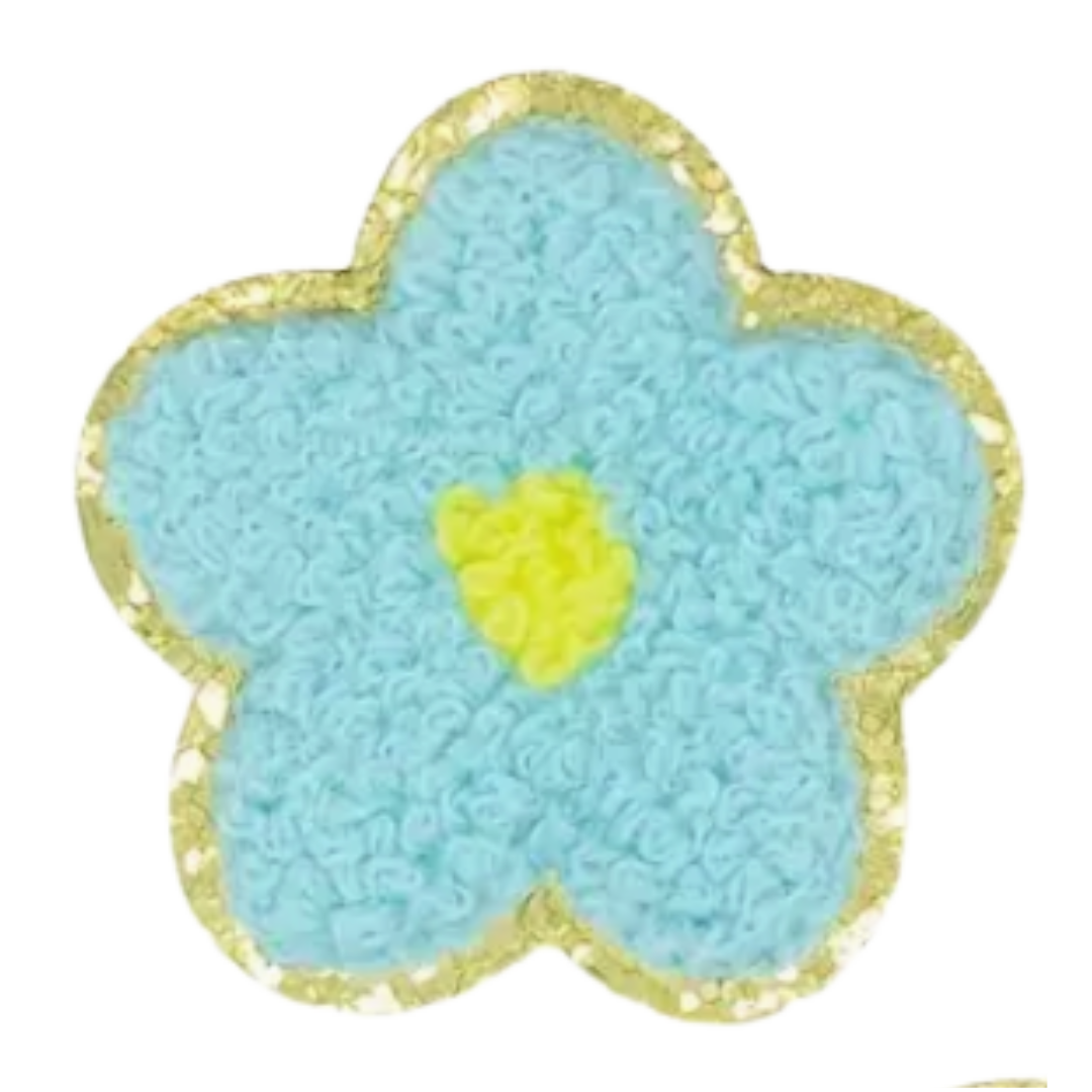Parche Flor Celeste