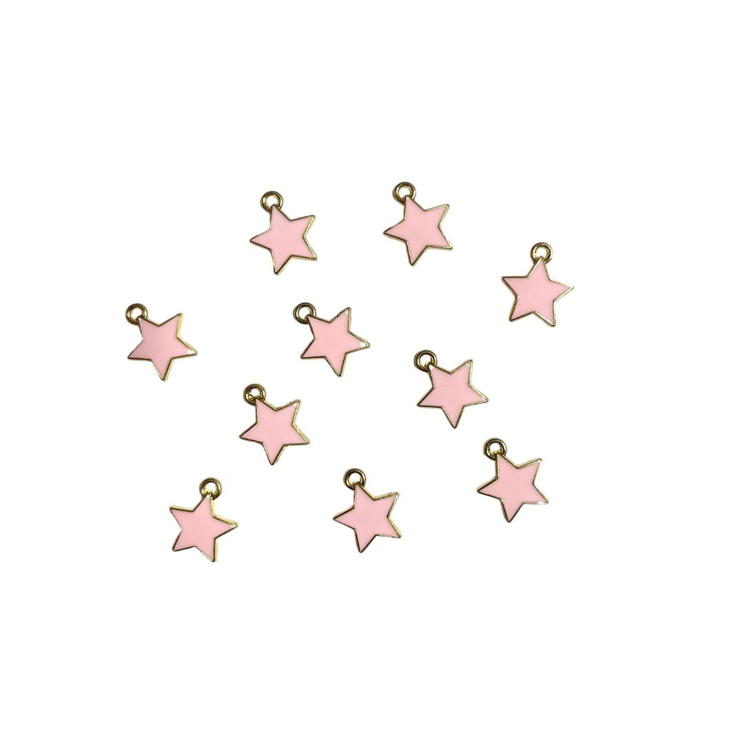 Charm Estrella rosa