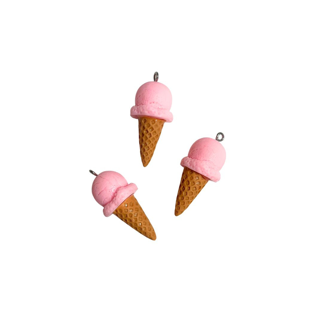 Charm Helado Rosa