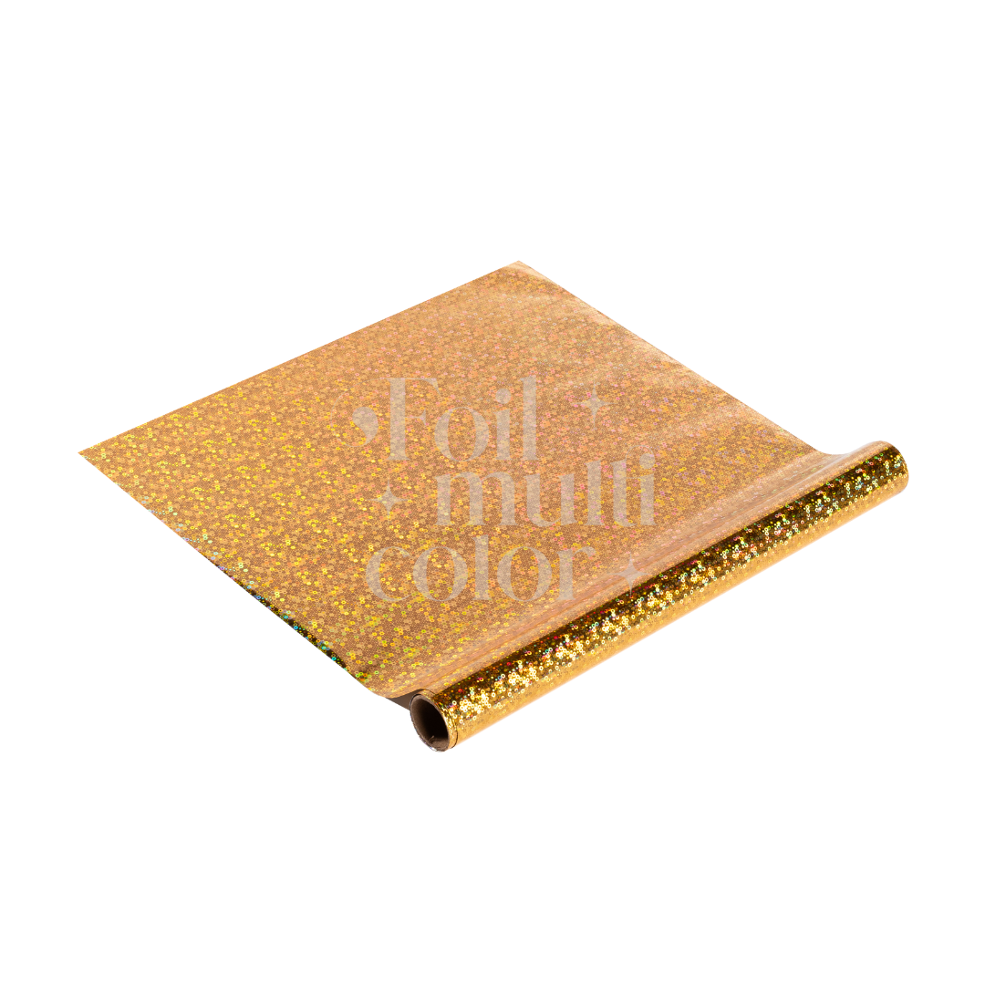 Foil Dorado Holográfico Donitas