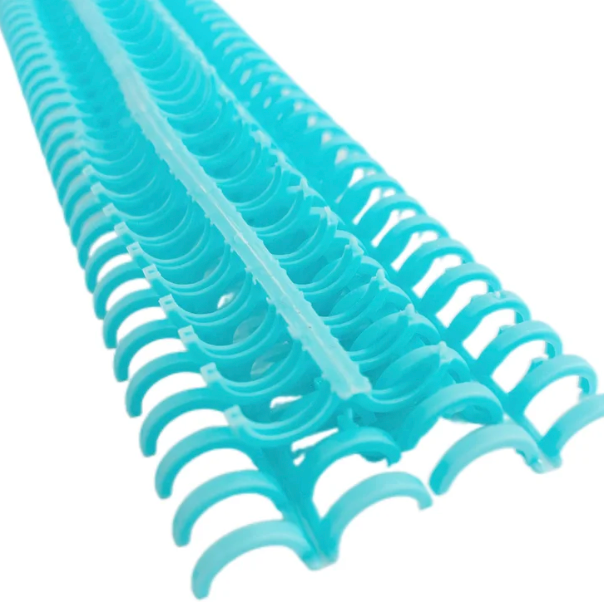 Arillos de clip Azul Turquesa