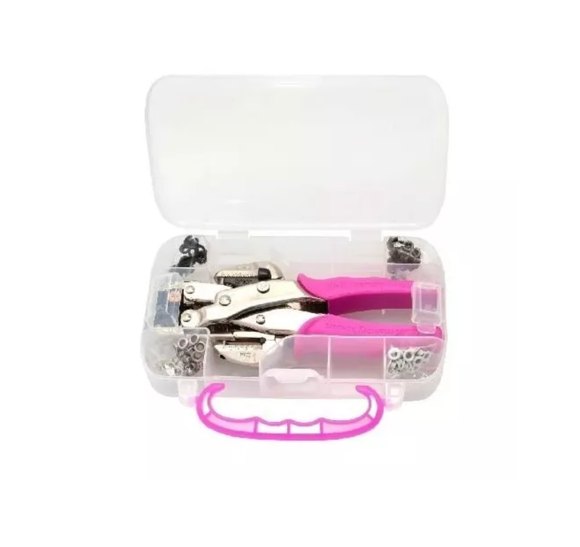 Ojilladora Crop a Dile con Estuche Rosa