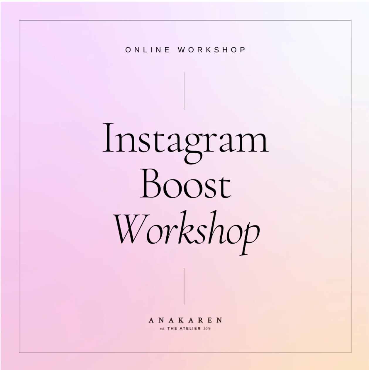 INSTAGRAM BOOST | ONLINE
