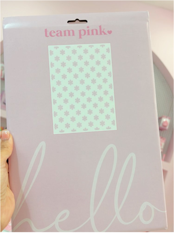 Folder Embossing Pinos Navidad