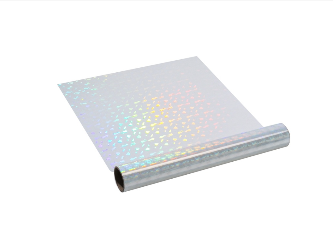 Rollo Laminado Holográfico Geométrico 10m