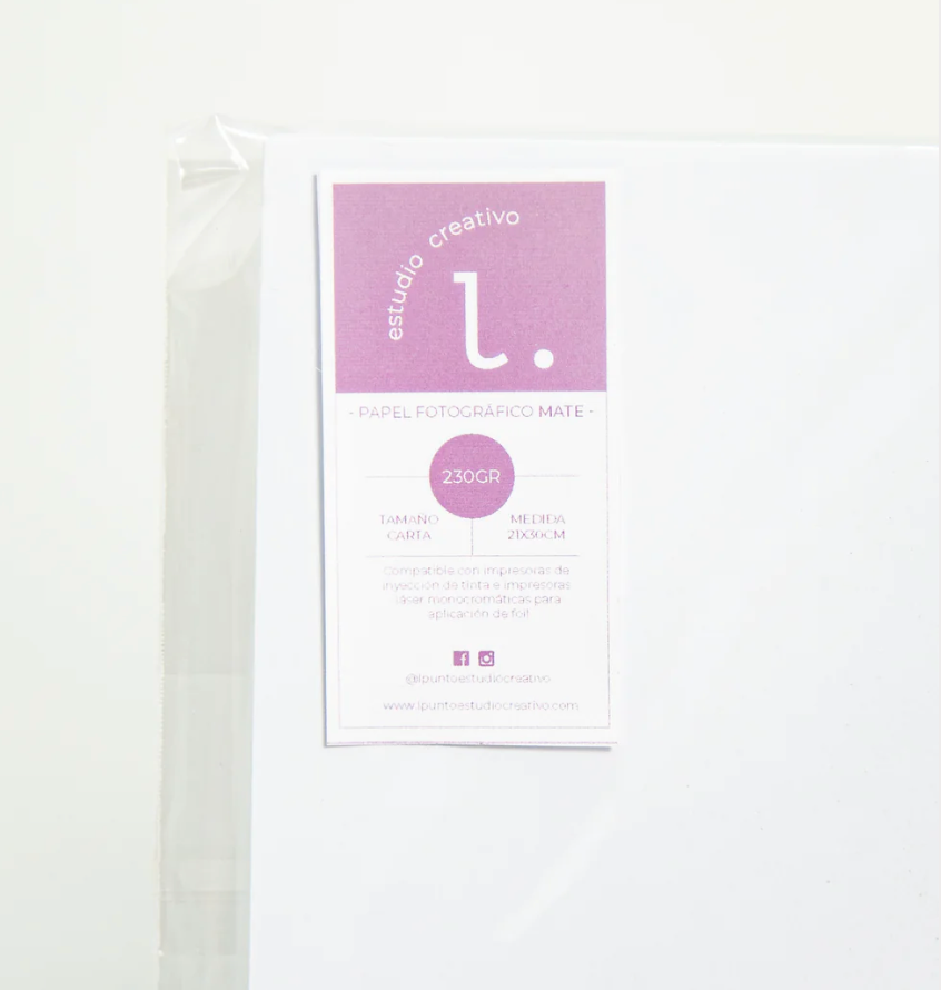 Papel Fotográfico Mate 230g