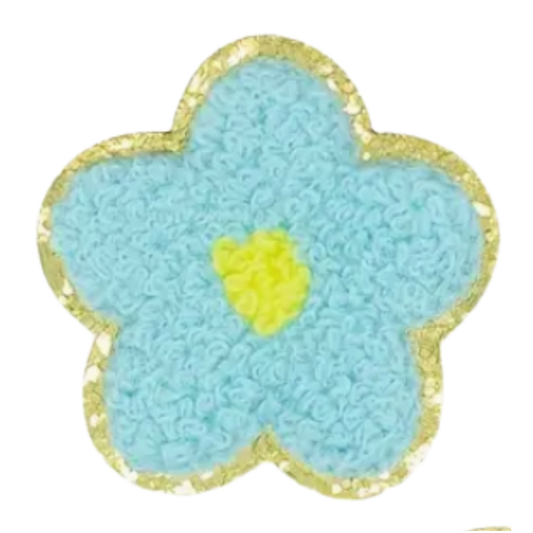 Parche Flor Celeste