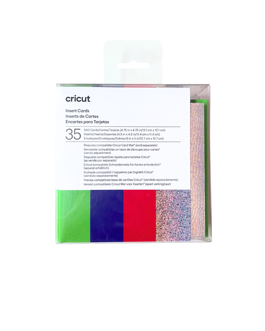 Cartulinas para tarjetas Cricut