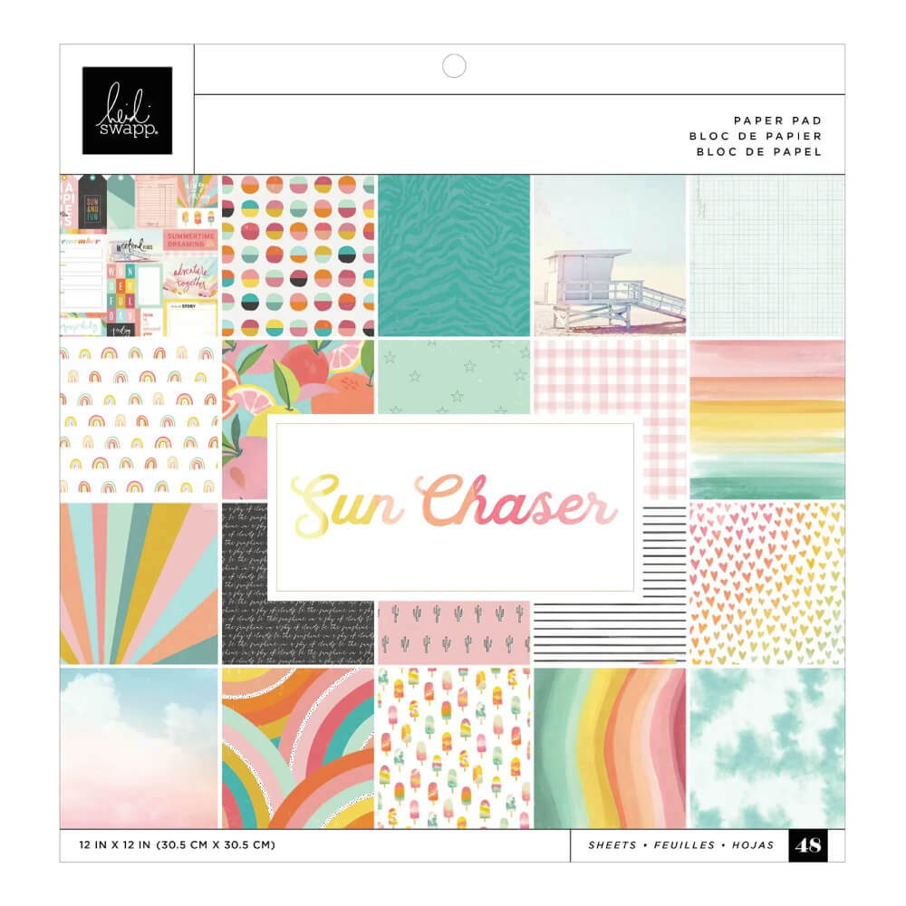 PAPEL UNA CARA SUN CHASER 12X12´´