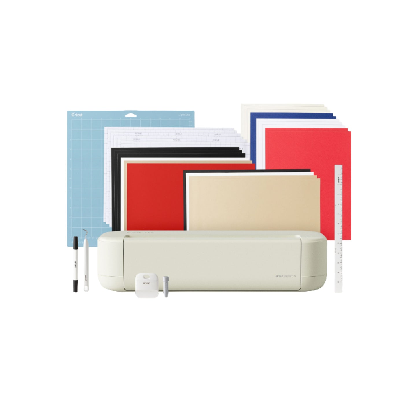 KIT PLOTTER DE CORTE CRICUT EXPLORE 5 STARTER PERLA