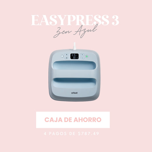 PLANCHA CRICUT EASYPRESS 3 9X9 ZEN AZUL