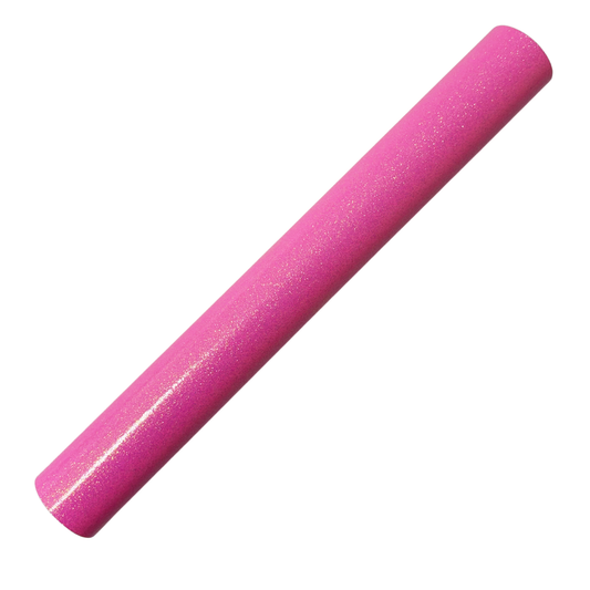 Vinil adhesivo glitter rosa glossy