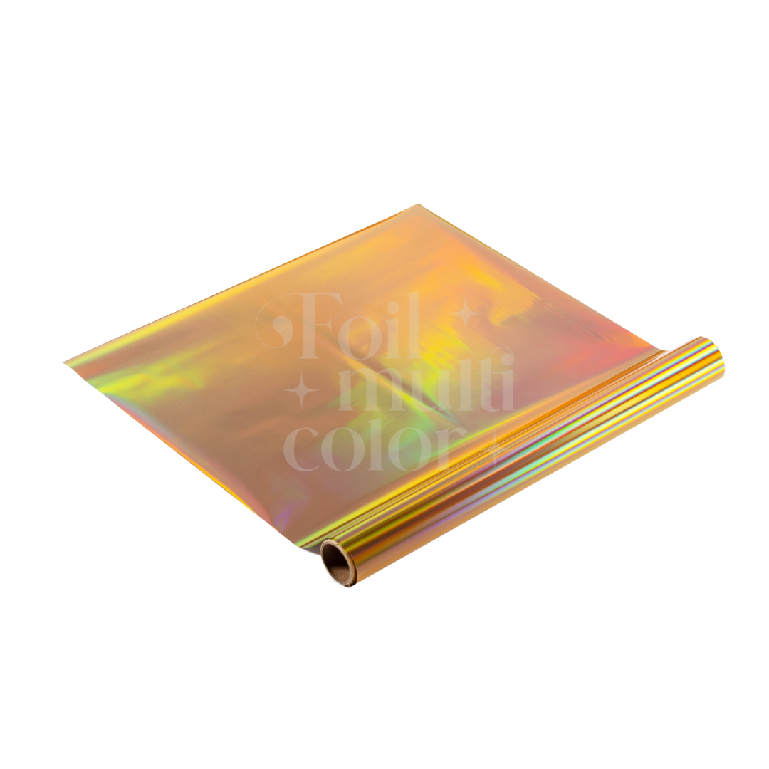 Foil Dorado Holográfico