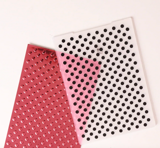 Carpeta Emboosing Puntos