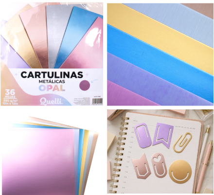 cartulinas metálicas opal