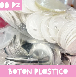 100 botón plástico para botton maker