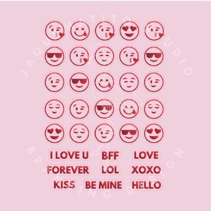 Stickers Emojis Valentine's Day