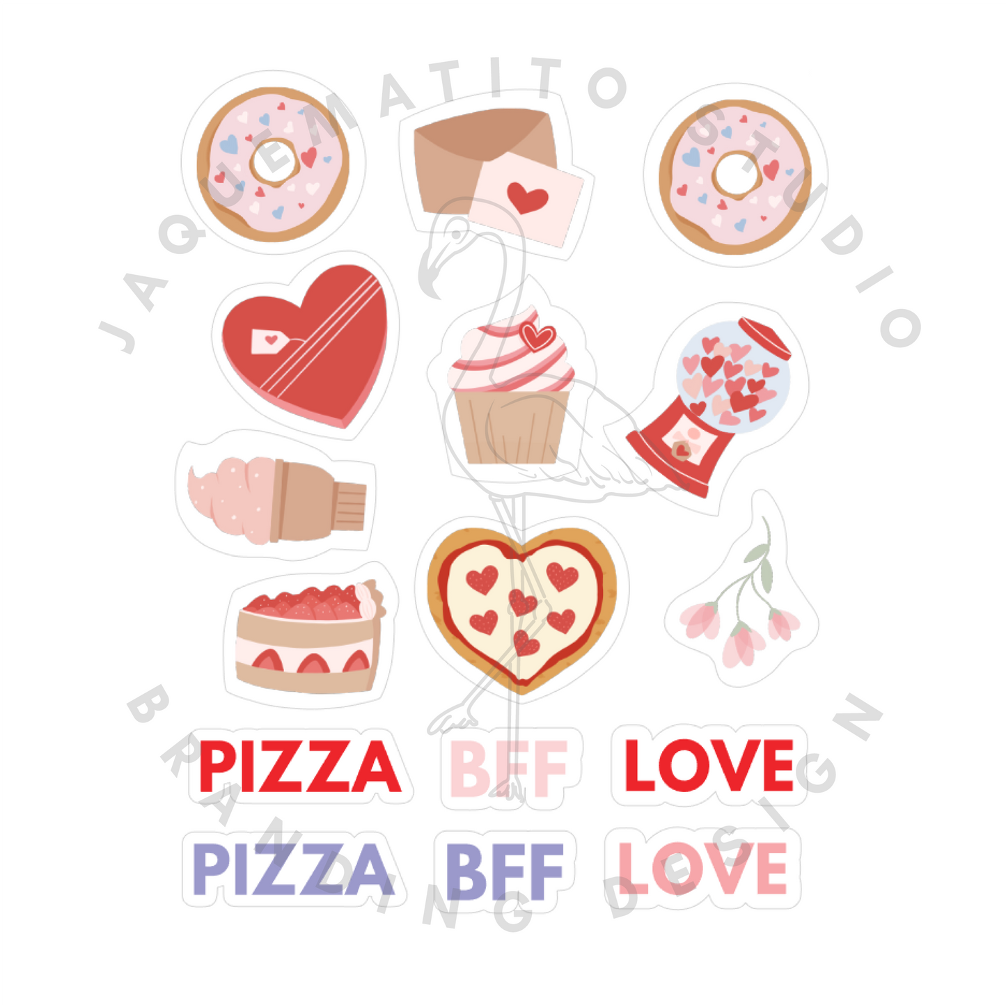 Stickers Valentine's Day