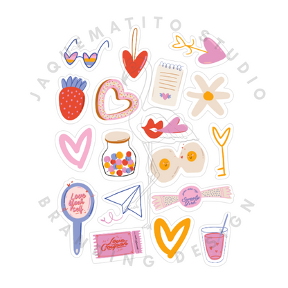 Stickers Sweet Love