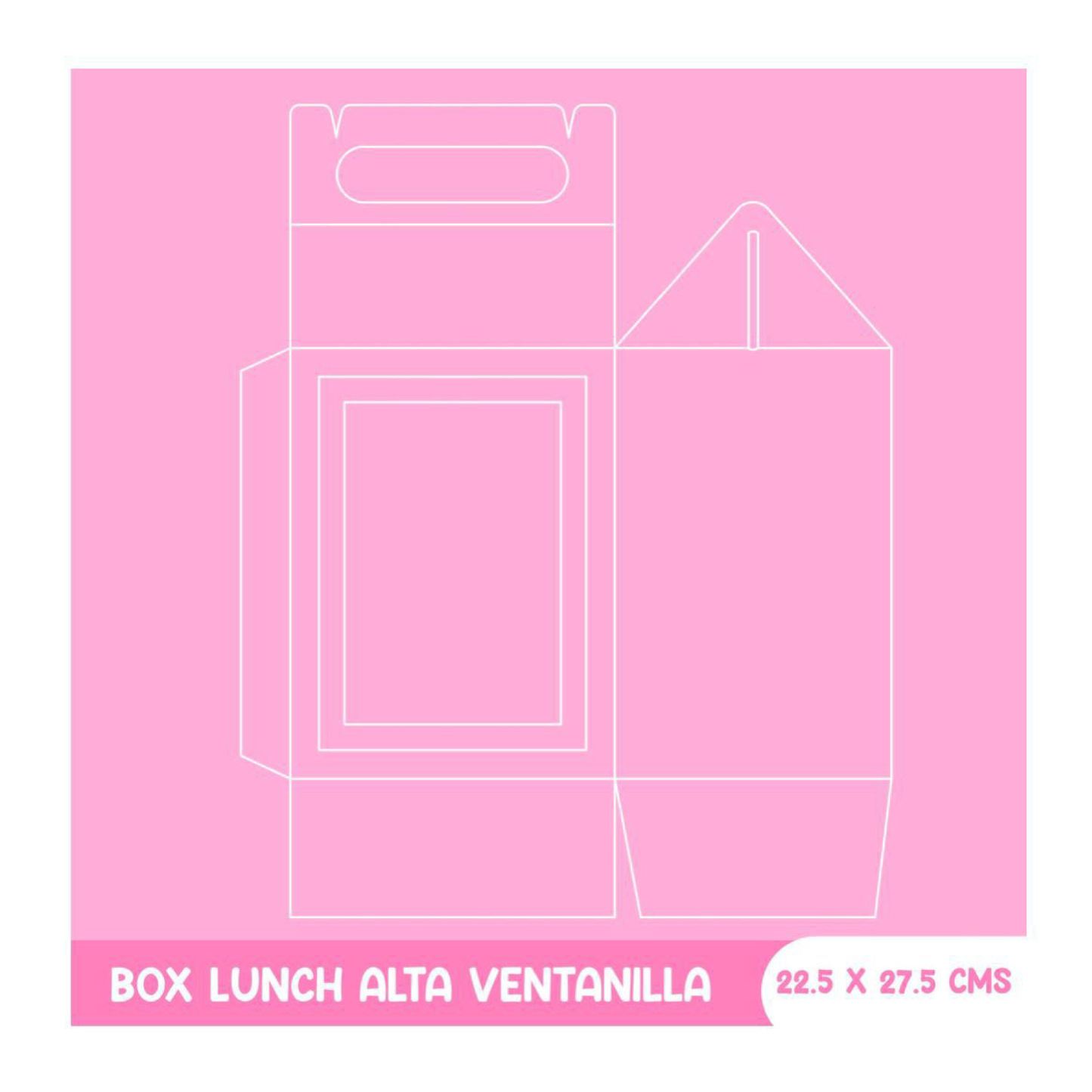 Troquel Box Lunch Alta Ventanilla